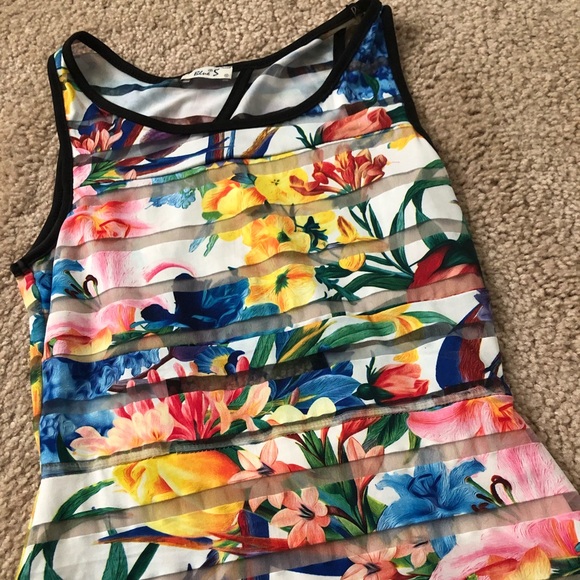 Flower pattern Dress - Picture 3 of 4